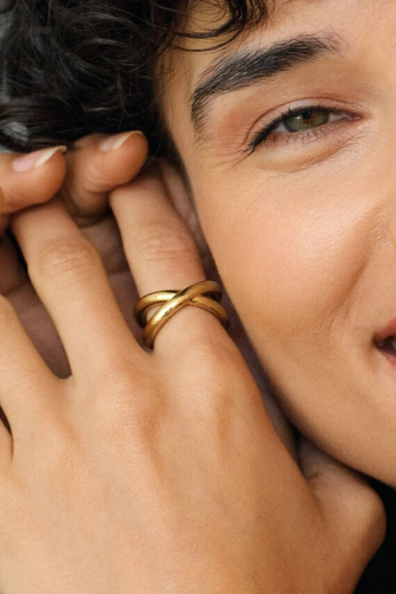 Alexa Ring L Gold