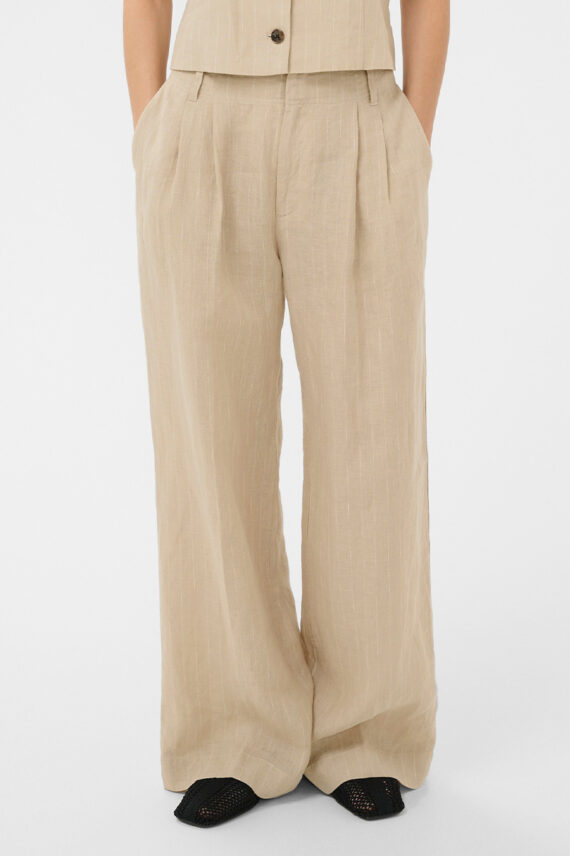 AliyaPW Pant Neutral Pinstripe
