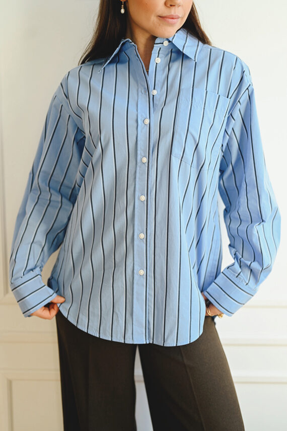 AnabellaPW Shirt Blue Stripe