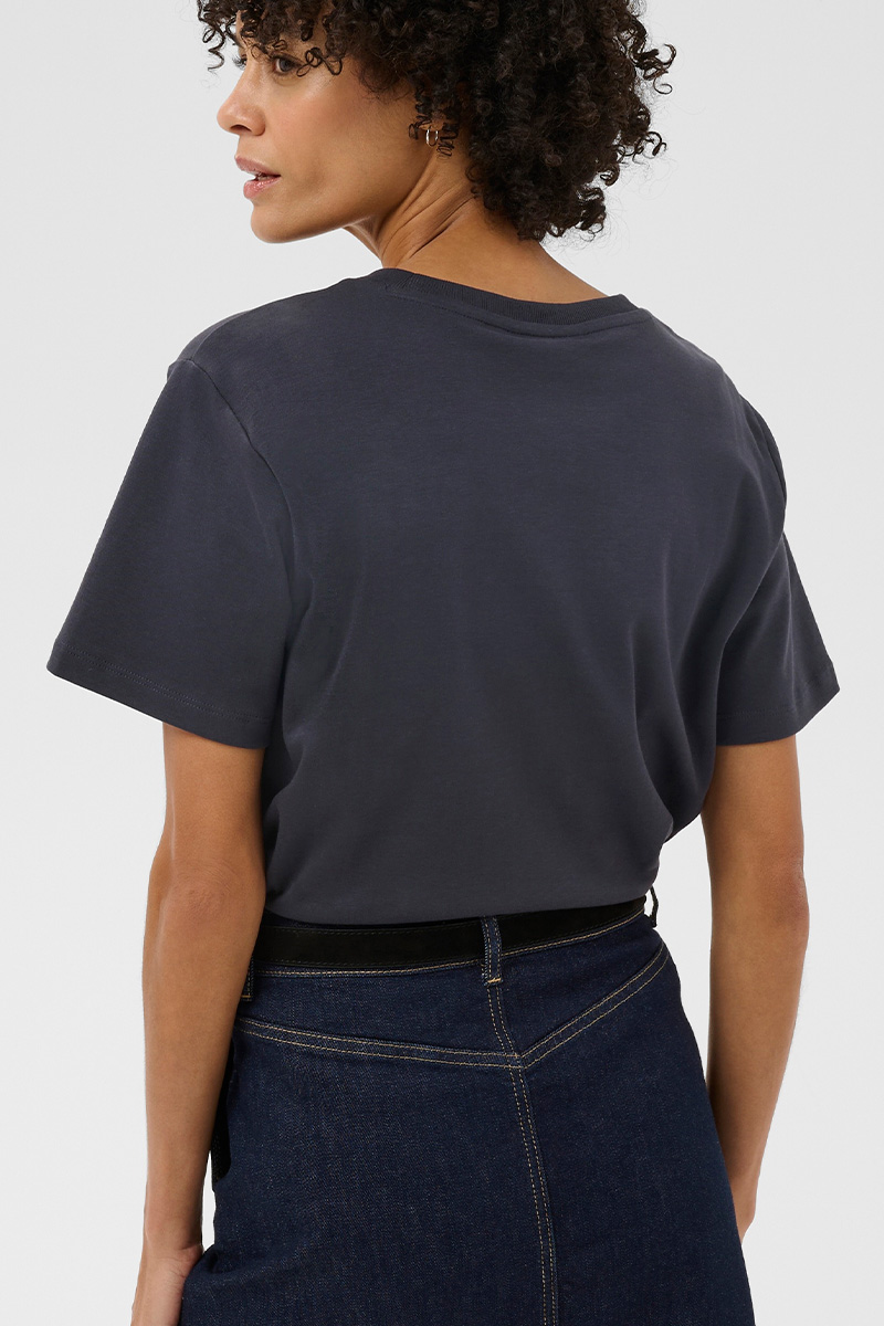 AnnePW T-shirt Dark Navy - Bilde 2