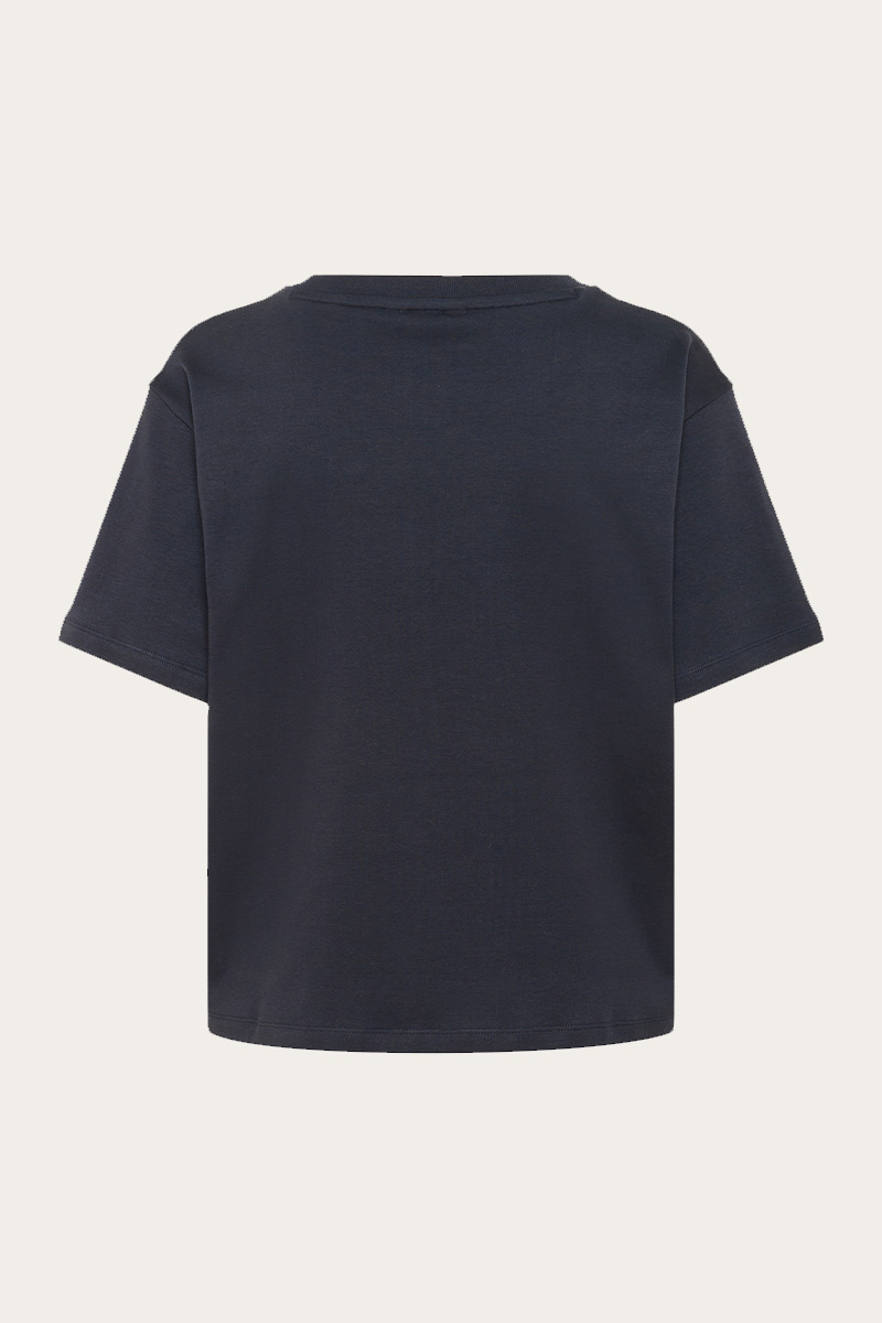 AnnePW T-shirt Dark Navy - Bilde 4