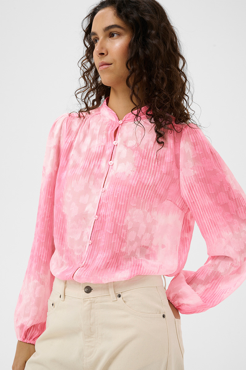 CielleIW Shirt Light Pink Illuminating Flora - Bilde 3