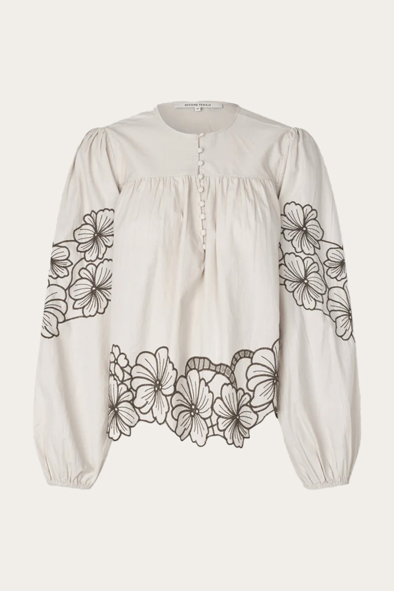 Elinor Blouse Soft beige - Bilde 4