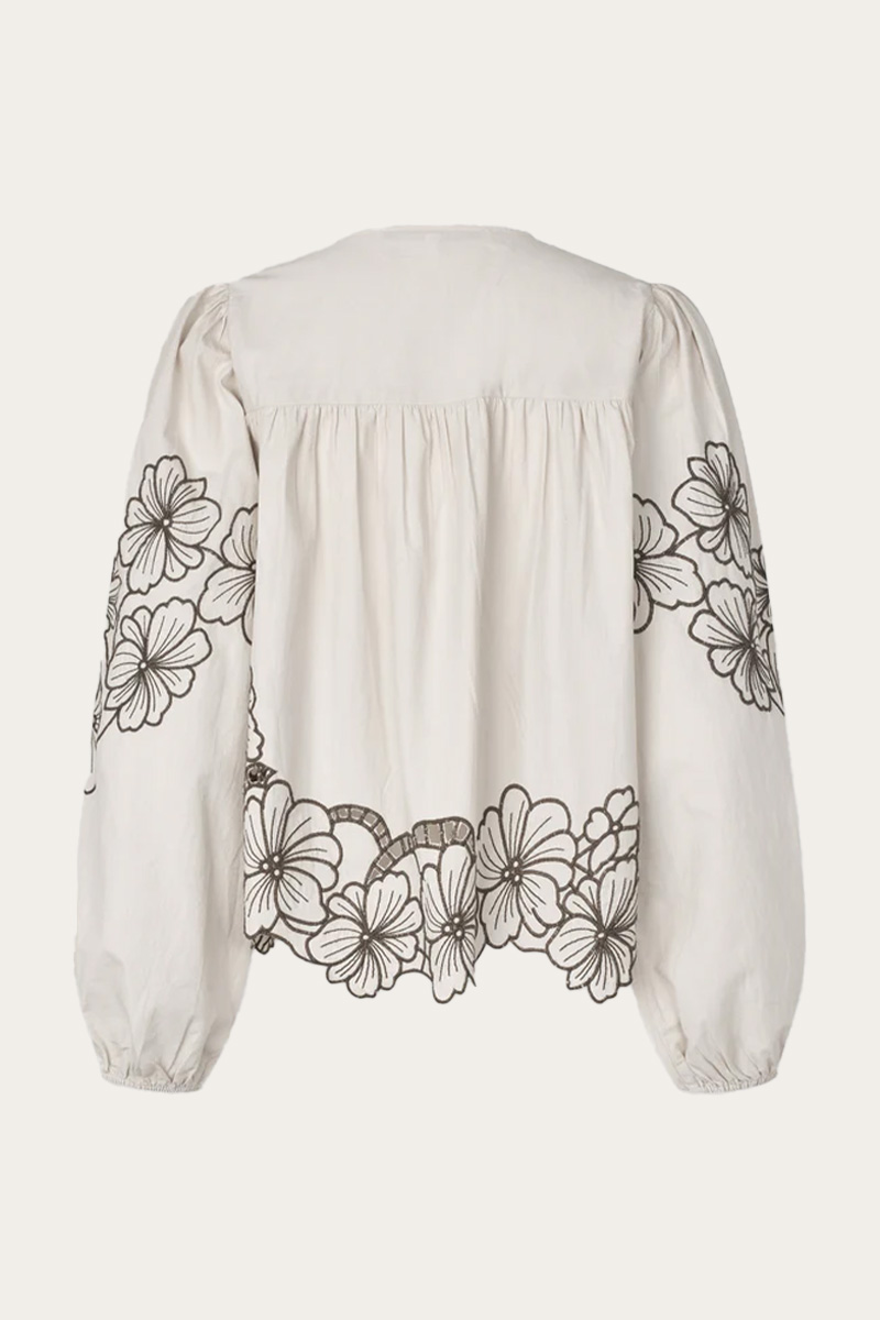 Elinor Blouse Soft beige - Bilde 5