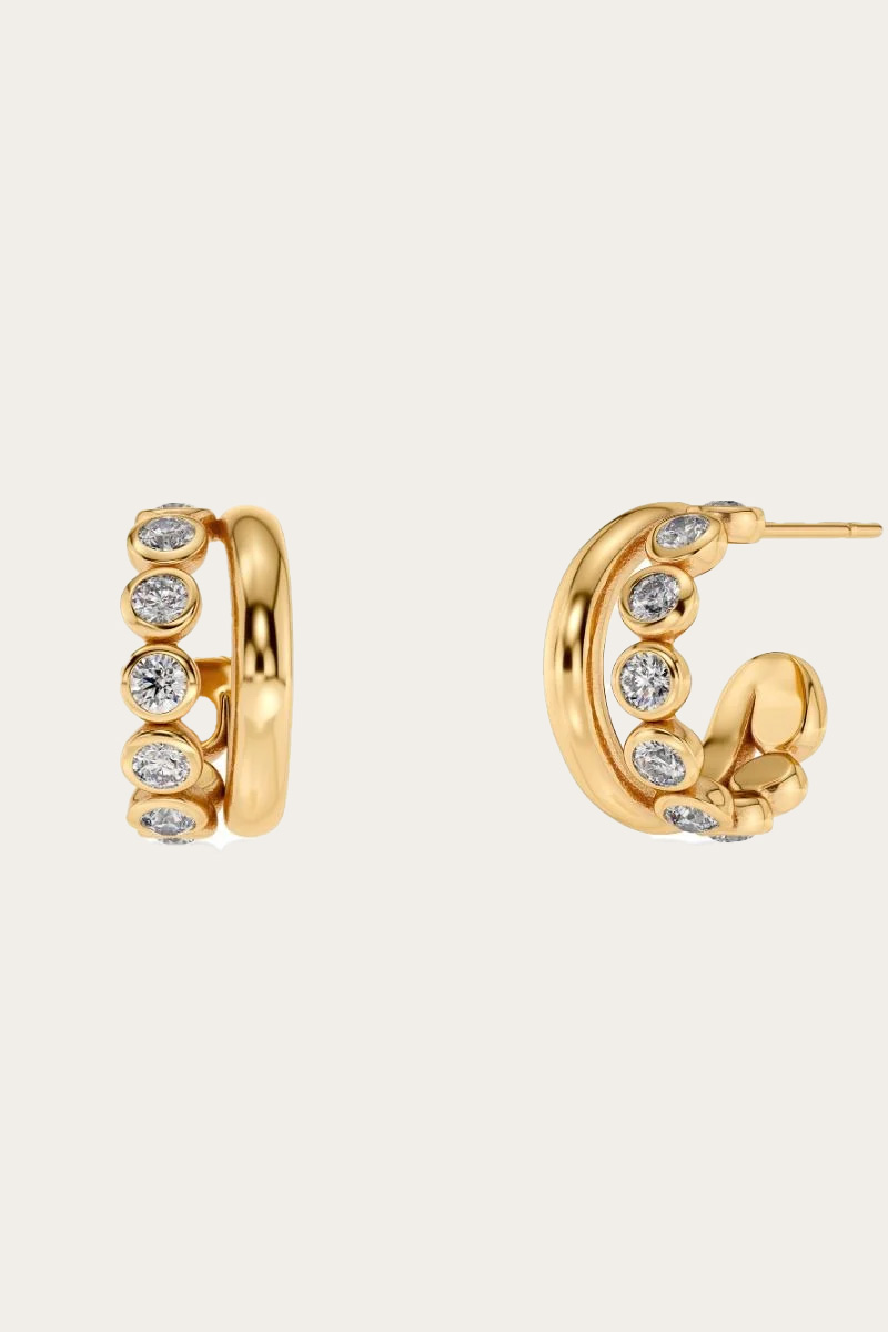 Grace Hoops S Gold - Bilde 2