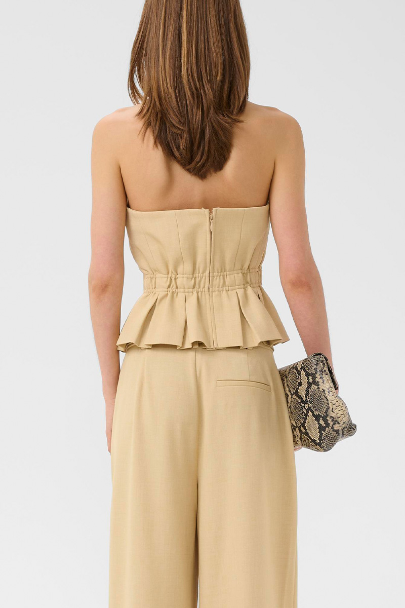 GZstacy corsage Pale Hay Melange - Bilde 3