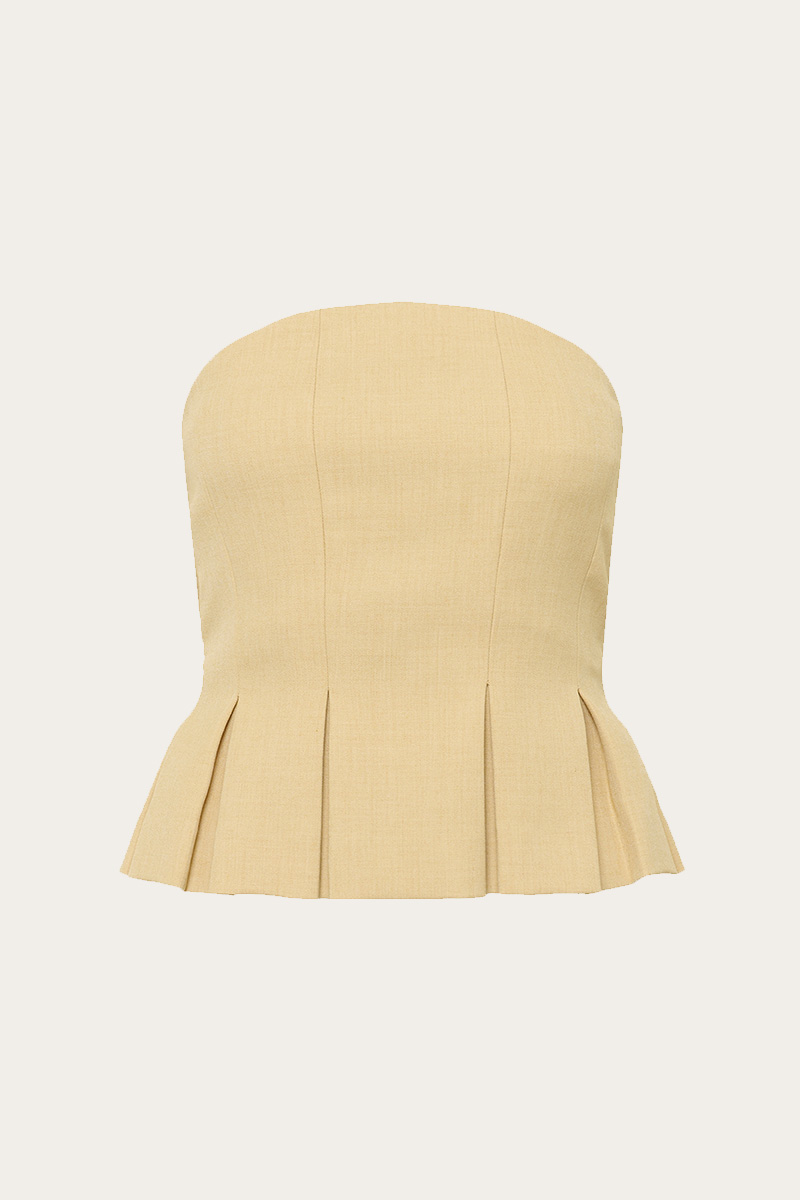GZstacy corsage Pale Hay Melange - Bilde 4