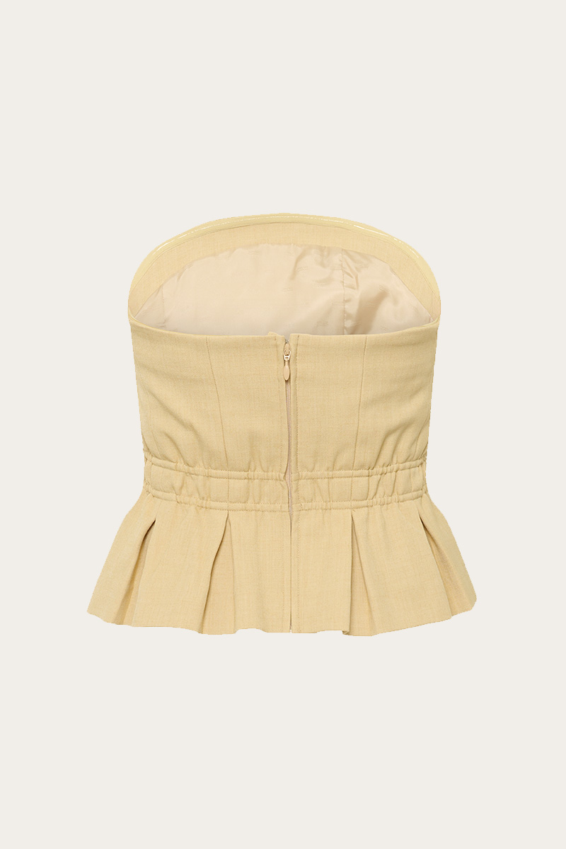 GZstacy corsage Pale Hay Melange - Bilde 5