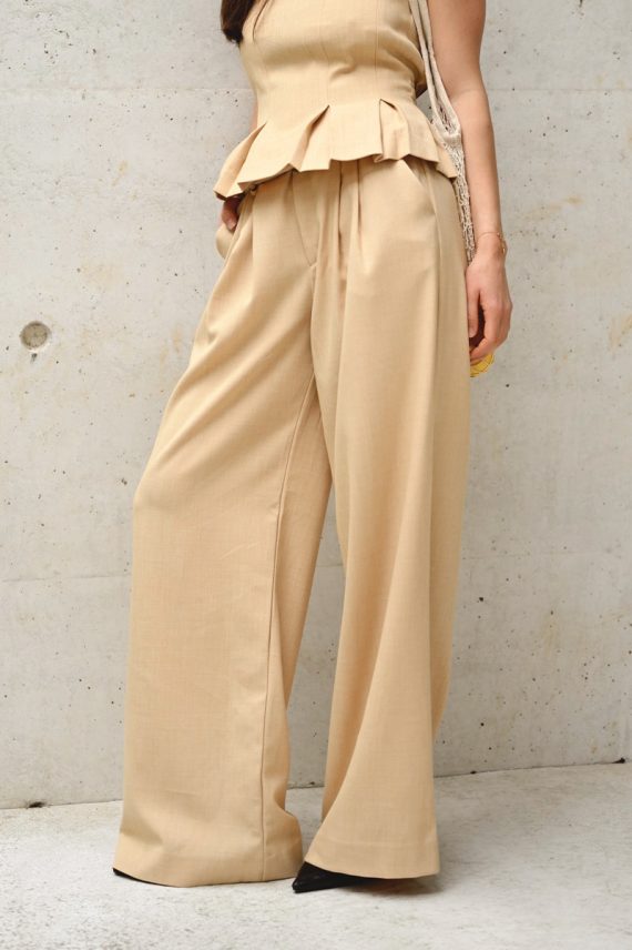 GZstacy pants Pale Hay Melange