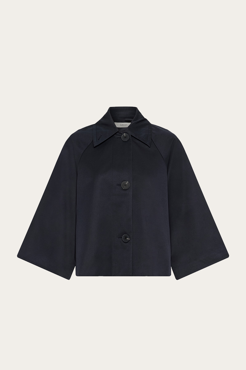 HinonaIW Cape Jacket Marine Blue - Bilde 4