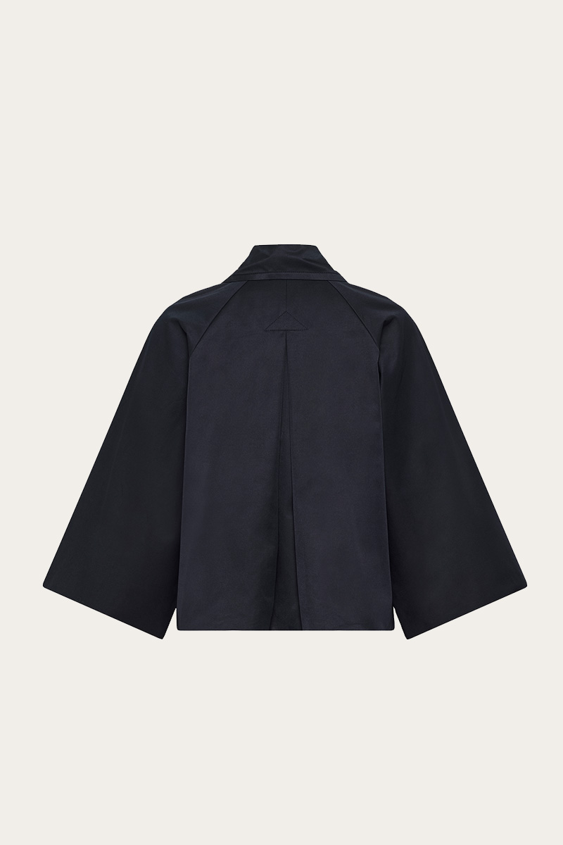 HinonaIW Cape Jacket Marine Blue - Bilde 5
