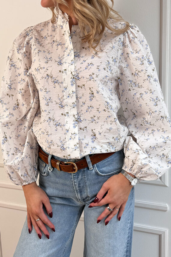 Tiffany new shirt Off white/blue