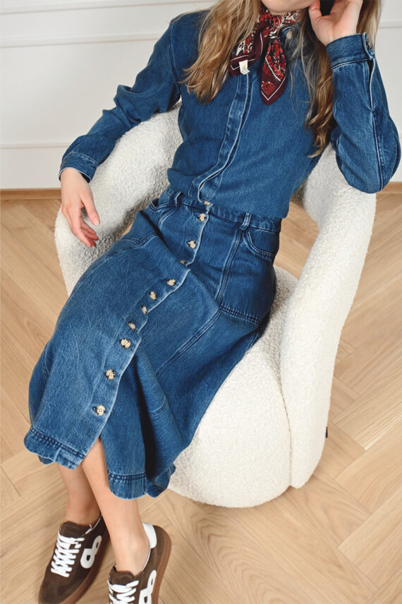 IRRisle Skirt Dark Blue