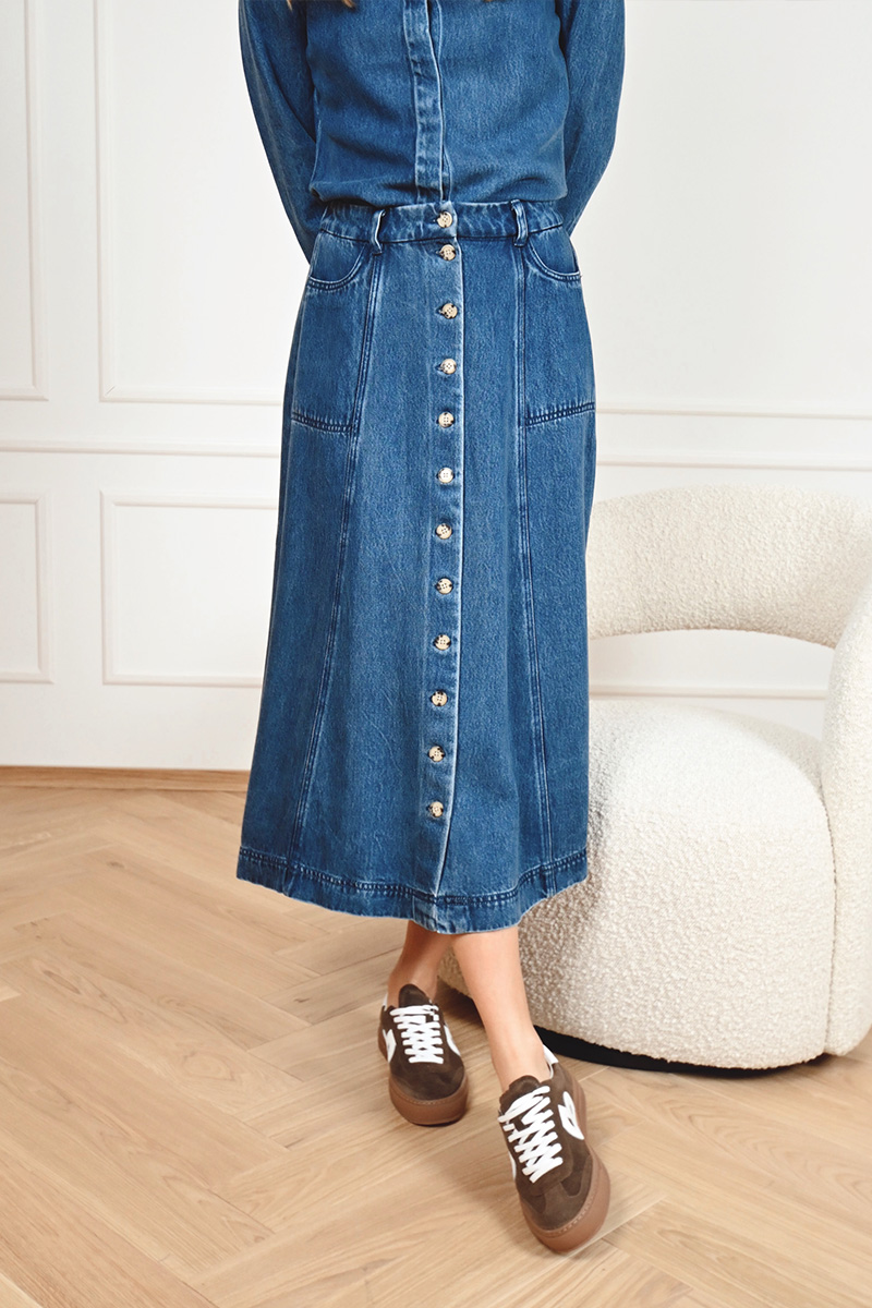 IRRisle Skirt Dark Blue - Bilde 2