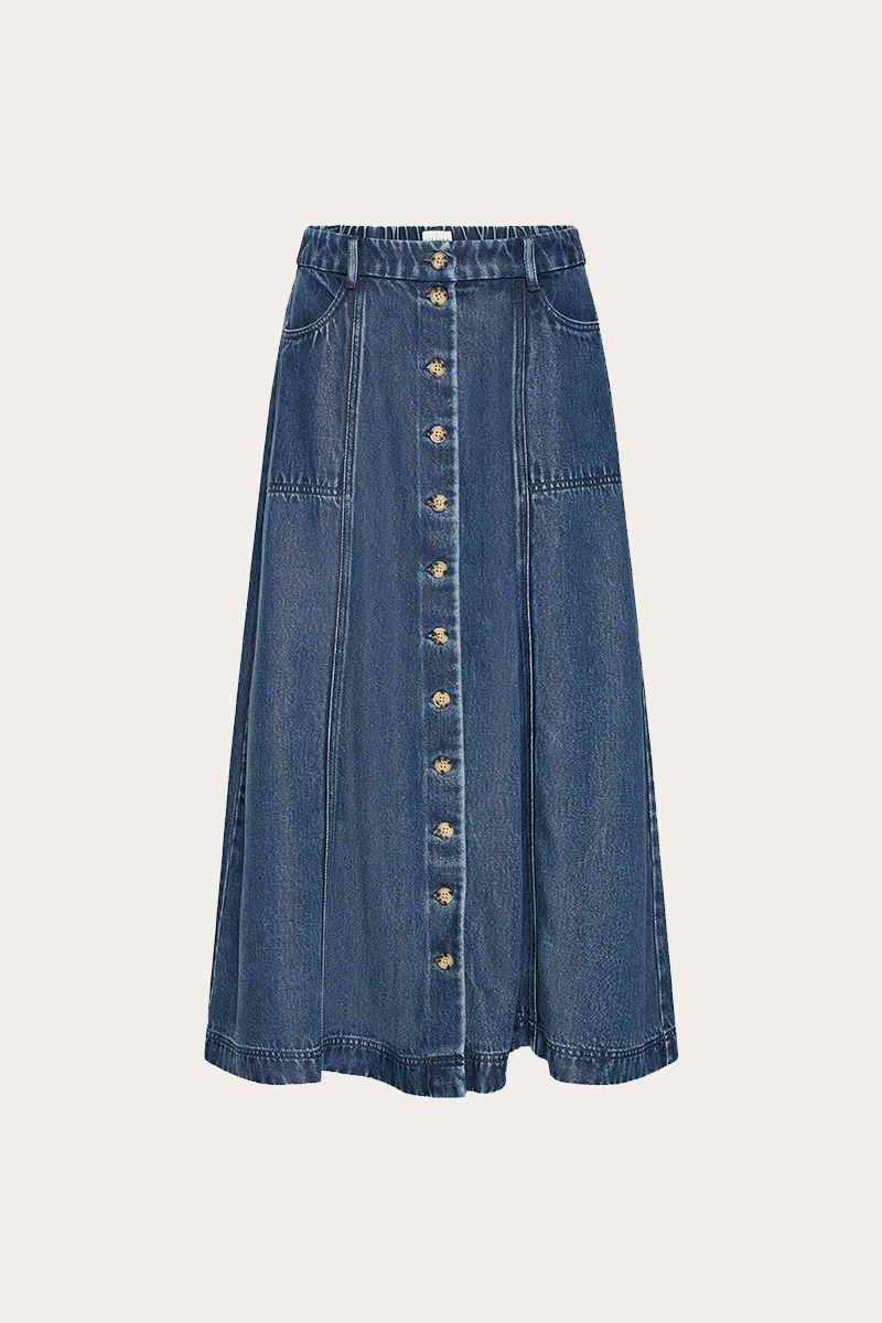 IRRisle Skirt Dark Blue - Bilde 3