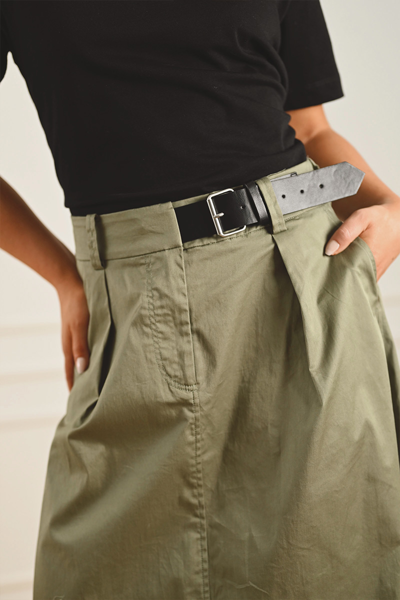 KBEgina Skirt Deep Lichen Green - Bilde 3