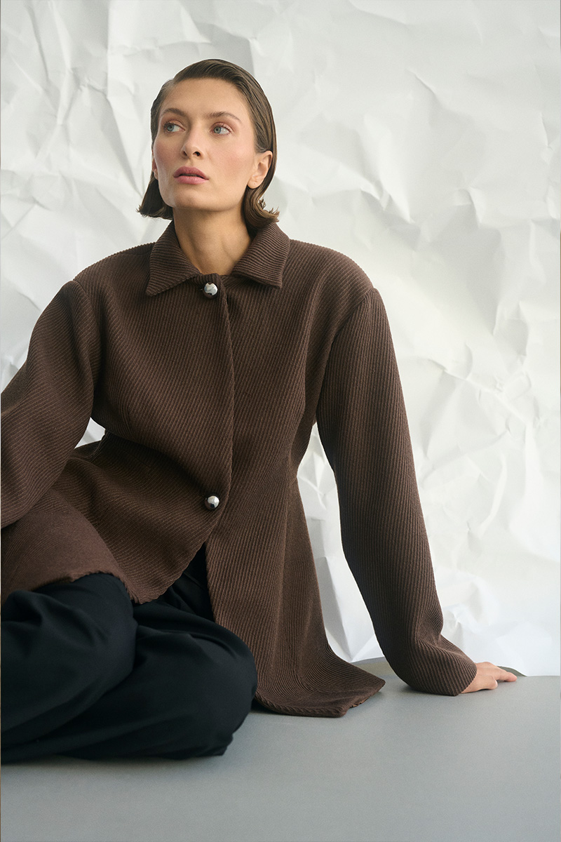 KBTara Jacket Chocolate - Bilde 3