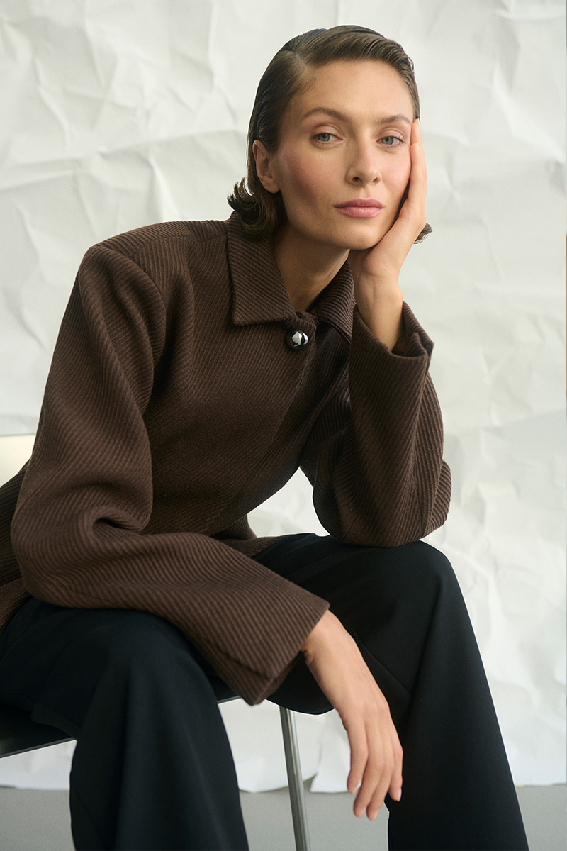 KBTara Jacket Chocolate - Bilde 4