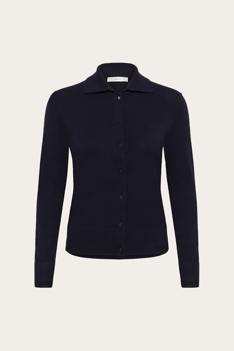 MikoIW Core Cardigan Blue Marine