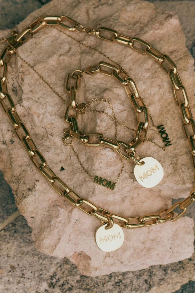 Mom Necklace Gold - Bilde 4