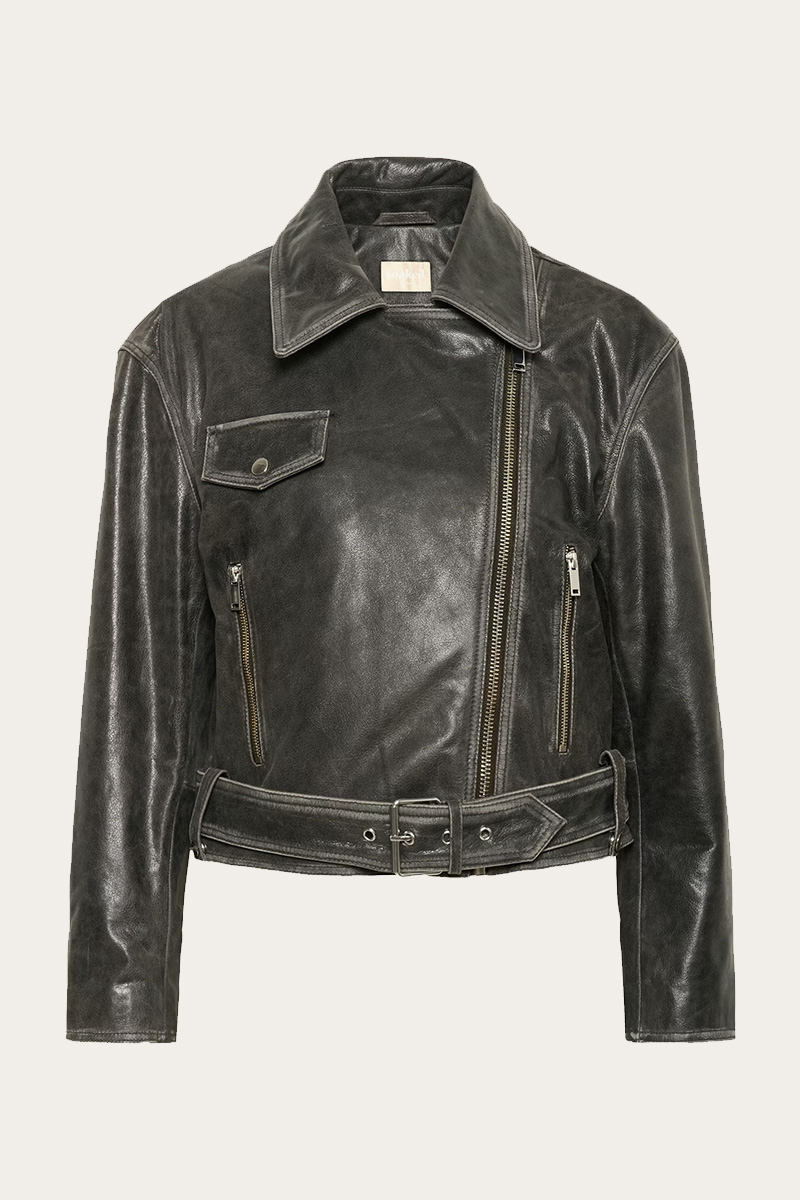 SLPanima Biker Jacket Raven - Bilde 6