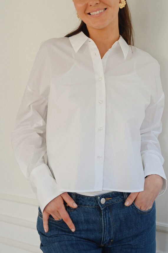 LeloIW Neola Shirt Pure White