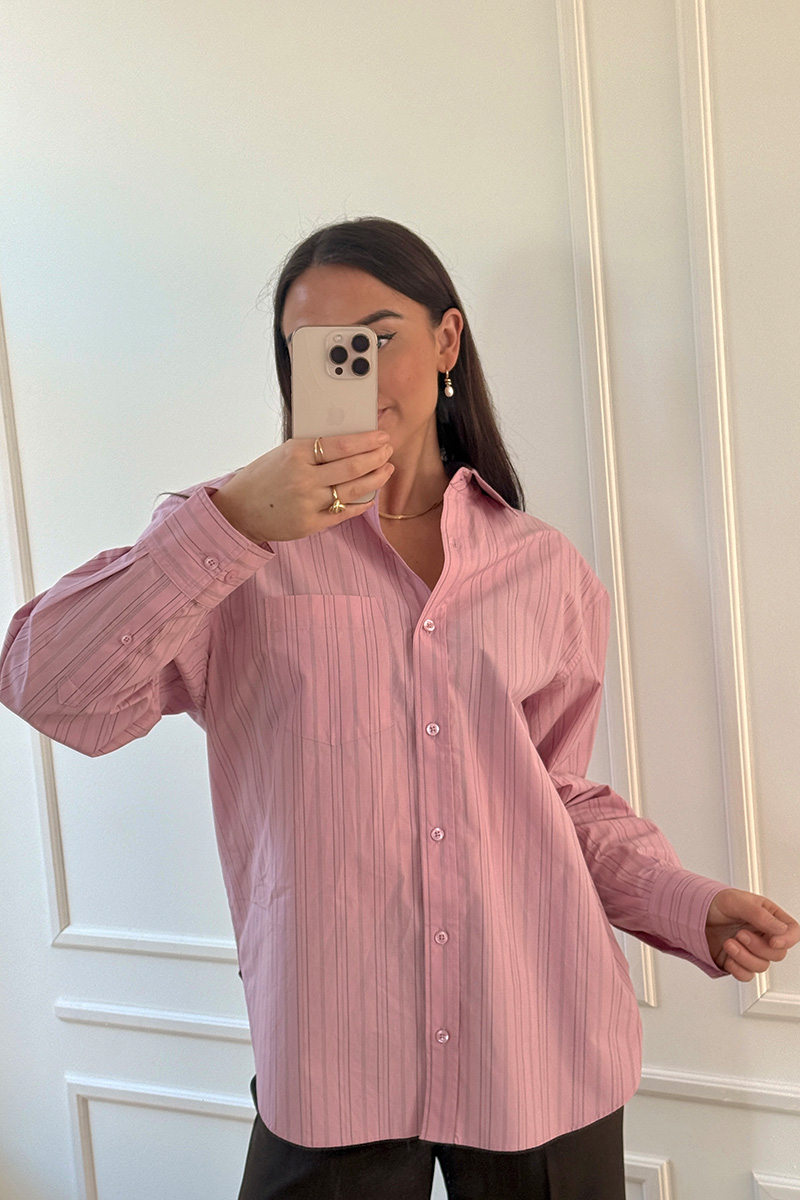 SALova Pocket Shirt Orchid Fudge