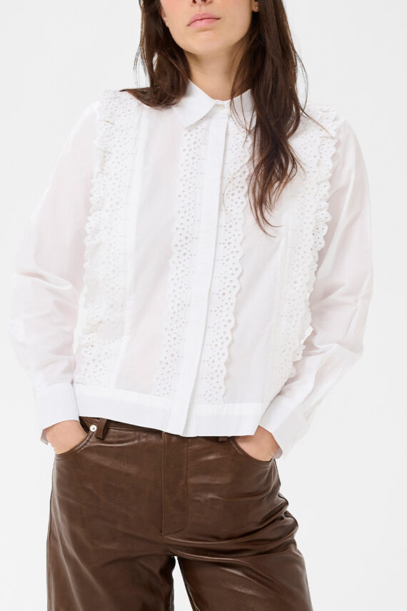 AnelinePW Shirt Bright White