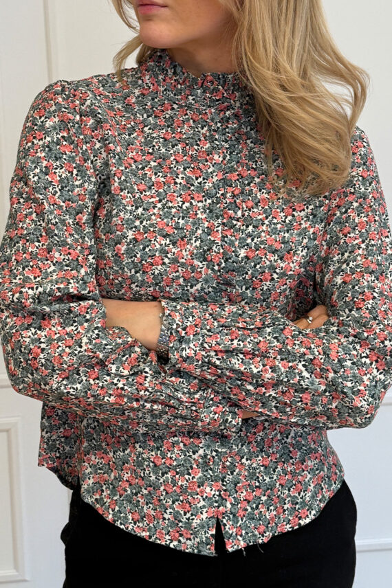 Astrid Shirt Green Flower