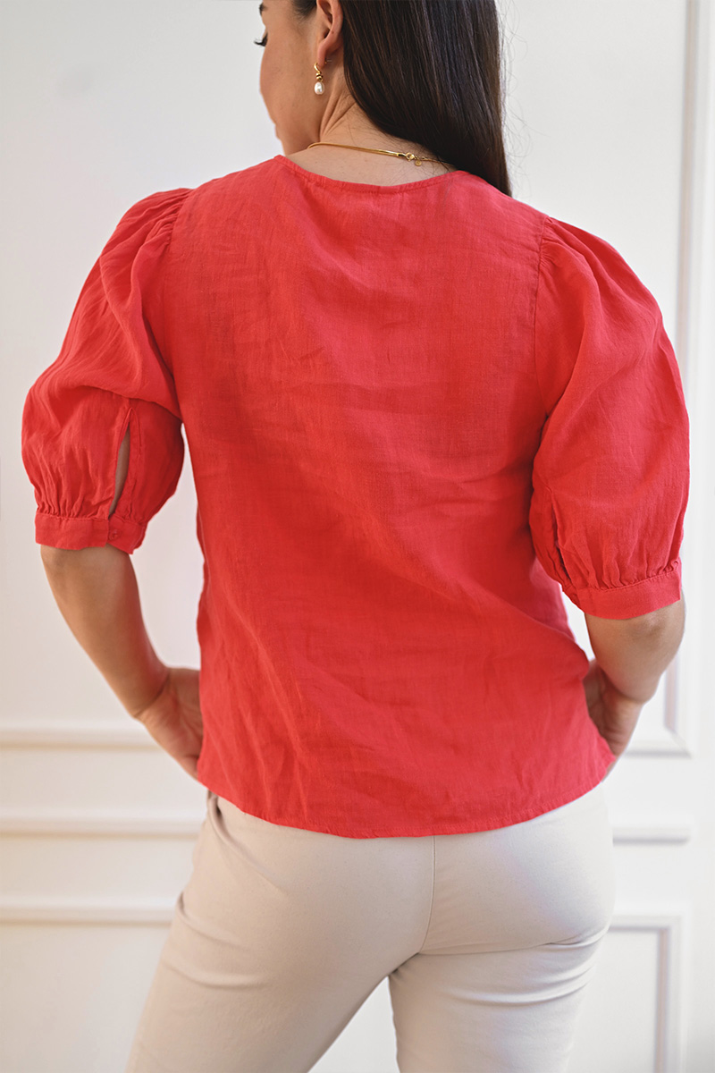 AzraPW Shirt Poppy Red - Bilde 2