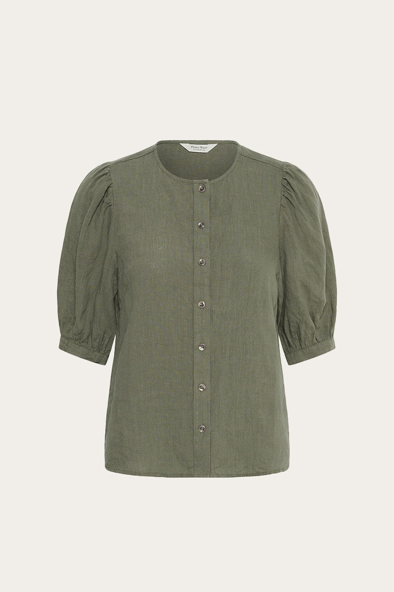 AzraPW Shirt Smokey Olive - Bilde 4