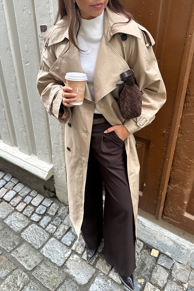 Cotton Trench Beige - Bilde 5