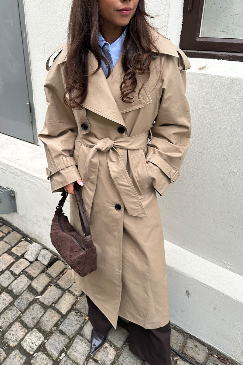 Cotton Trench Beige - Bilde 6