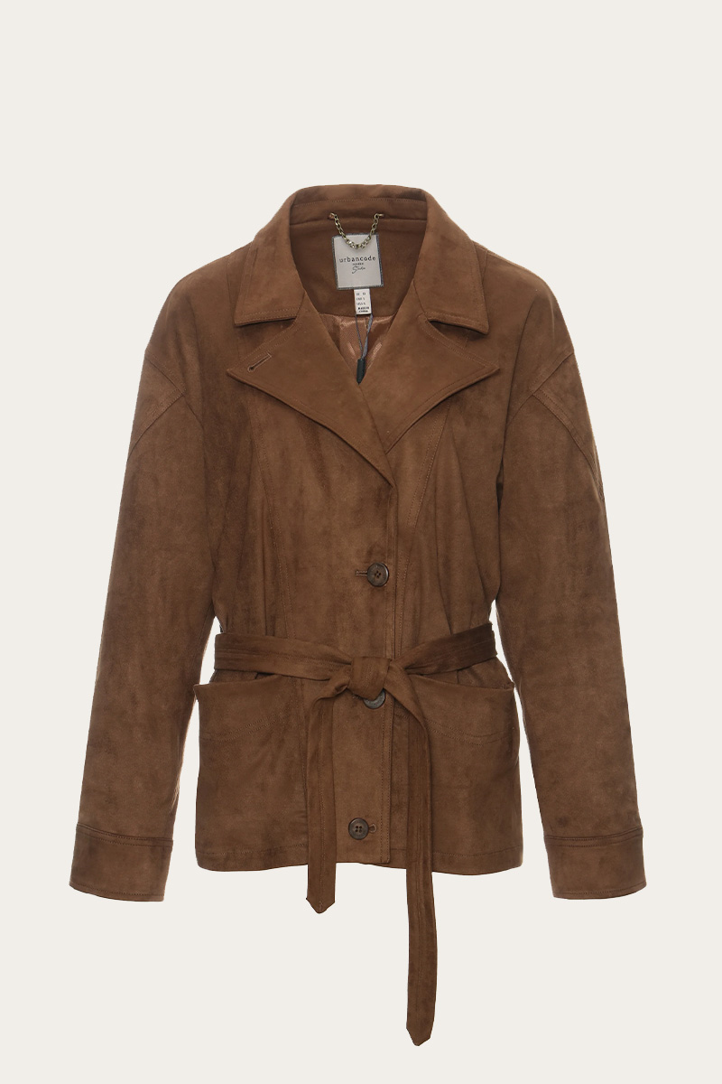 Drop Shoulder Boxy Blazer Pecan - Bilde 2