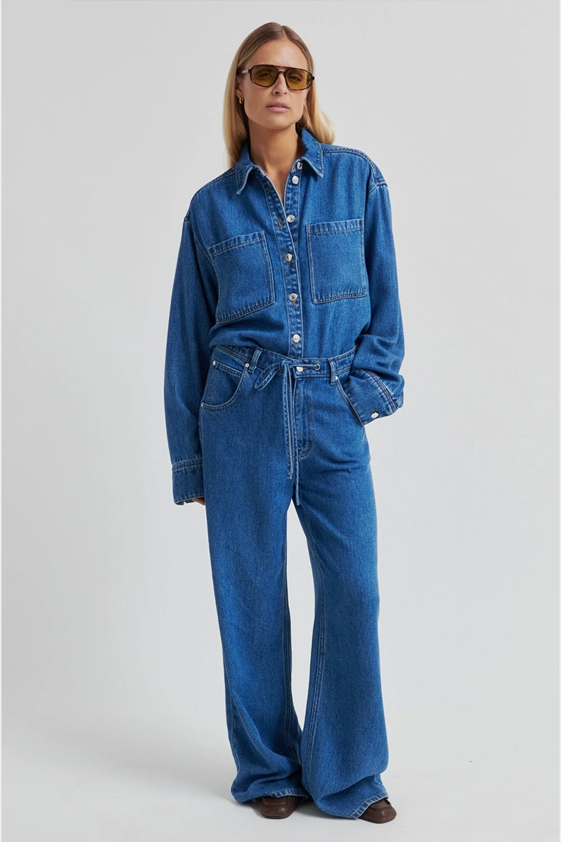 Irvina Denim Jeans Blue Denim - Bilde 3