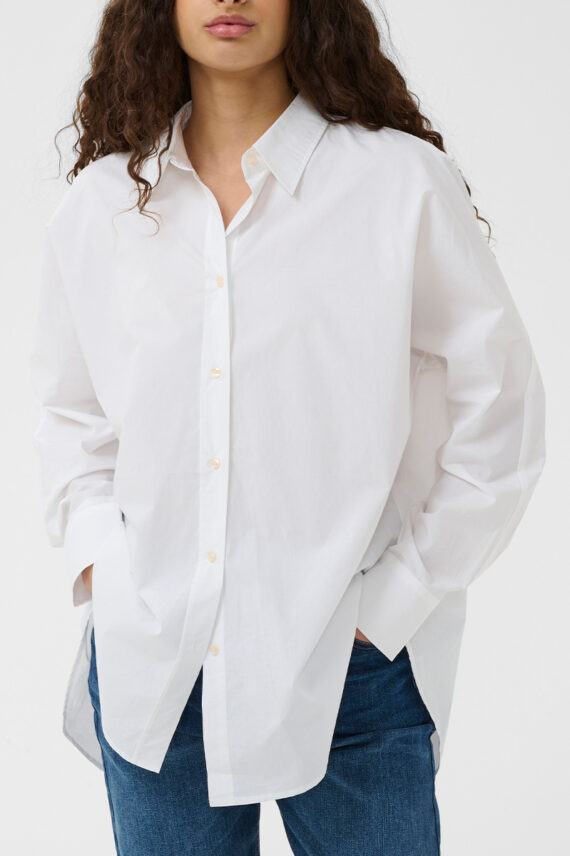 LeloIW Loose Shirt Pure White
