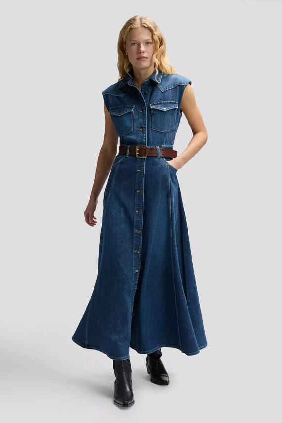 Maxi Western Dress Dark Magic
