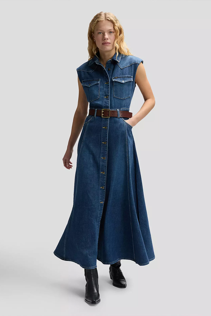 Maxi Western Dress Dark Magic