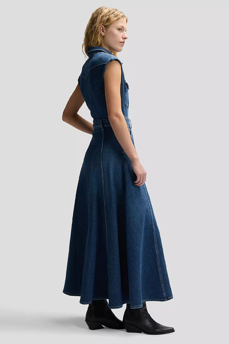 Maxi Western Dress Dark Magic - Bilde 3