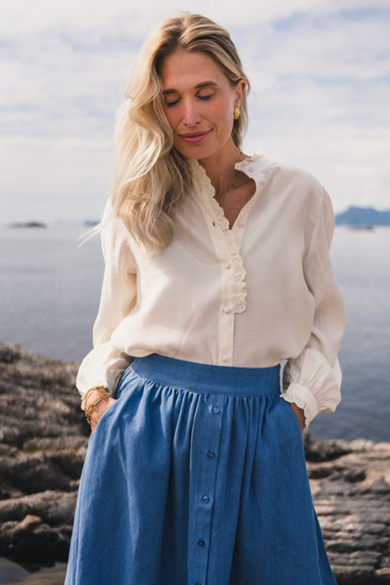 Olivie Shirt Turtledove - Bilde 2