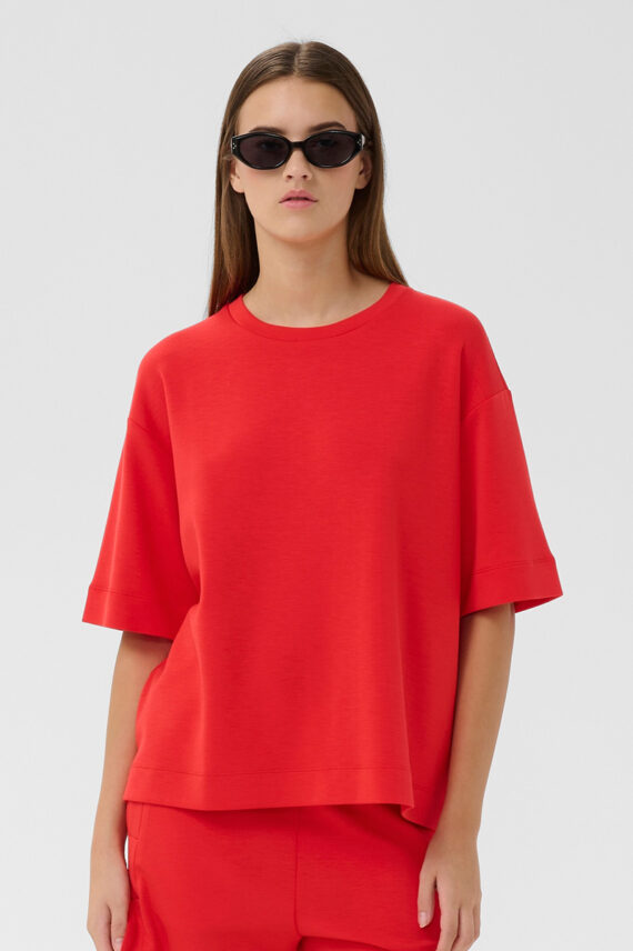 PannieIW Oversize T-shirt Poppy Red