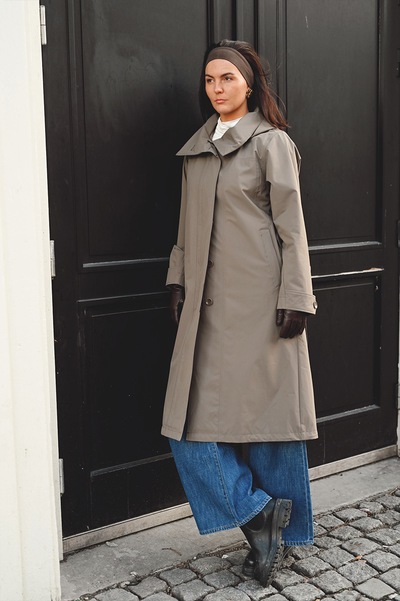 Pepper Long Coat Clay - Bilde 3