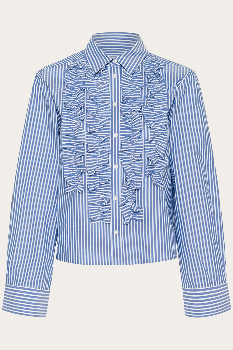 PranveraPW Shirt Amparo Blue Stripe - Bilde 2