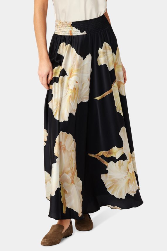 Savannah Skirt Gold Maxi Flower