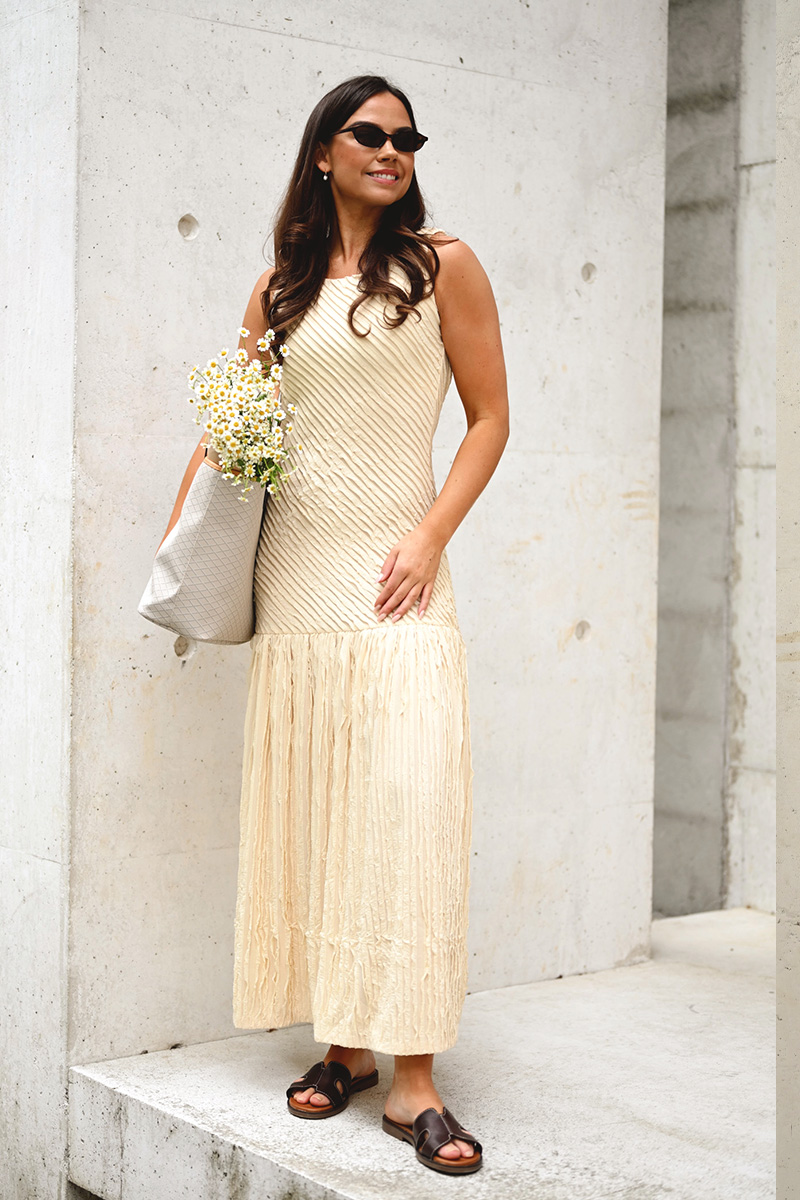 SelmaIW Fest Long Dress Chamomile
