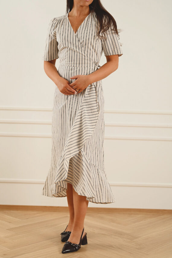 SLAnvitte Karven Dress Beige/Stripes