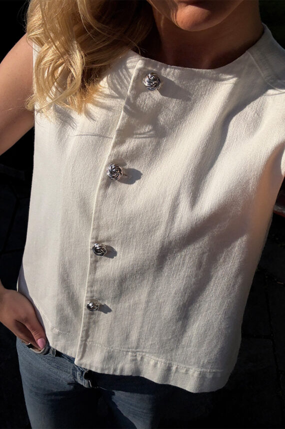 SLRina Waistcoat Whitecap Gray