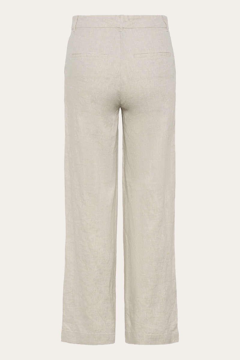 SolinaIW Pants Ecru Melange - Bilde 3