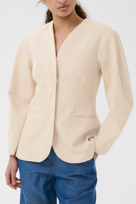 VeetaIW Blazer Ecru White