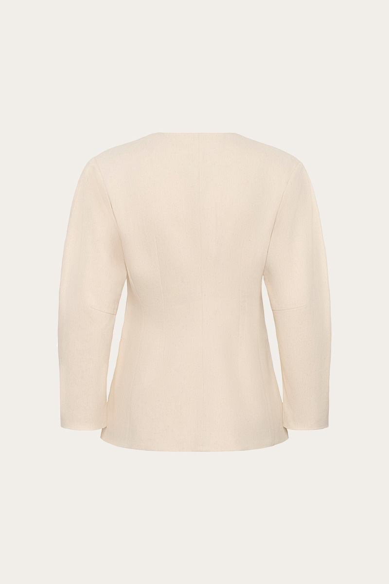 VeetaIW Blazer Ecru White - Bilde 4
